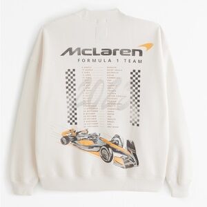 Abercrombie & Fitch - McLaren Graphic Crew Sweatshirt - Size Small
